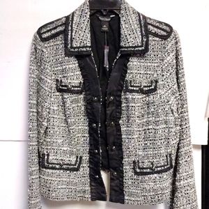 White House Black Market Military Style Jacket sz14 SUPER Versatile NWT $148